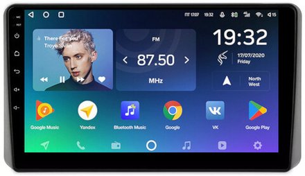 Магнитола для KIA Sportage 5 2021-2024+ (взамен 8", рамка-накладка под кожу) - Teyes CC2 PLUS Android 10, ТОП процессор, 4-64, SIM-слот