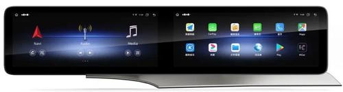 Магнитола для Mercedes-Benz C-класс W205, GLC X253 2014-2018 - Kuberg (2 экрана 12.3") на Android 10, 8Гб+128Гб, CarPlay, 4G SIM-слот