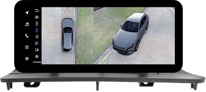 Магнитола для Lexus RX200t, RX300, RX350, RX450h AL20 2015-2019 (ШГУ 8" с шайбой) - Teyes LUX ONE 360 монитор 12.3" на Android 10, TS10, 6+128Гб, CarPlay, 4G SIM-слот, 4 камеры в комплекте