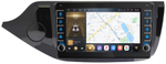 Магнитола для KIA Ceed 2 (JD) 2012-2018 (рамка глянцевая) - Kuberg EW-1781 (кнопки и крутилки), Android 12, TS10, CarPlay, 4G SIM-слот