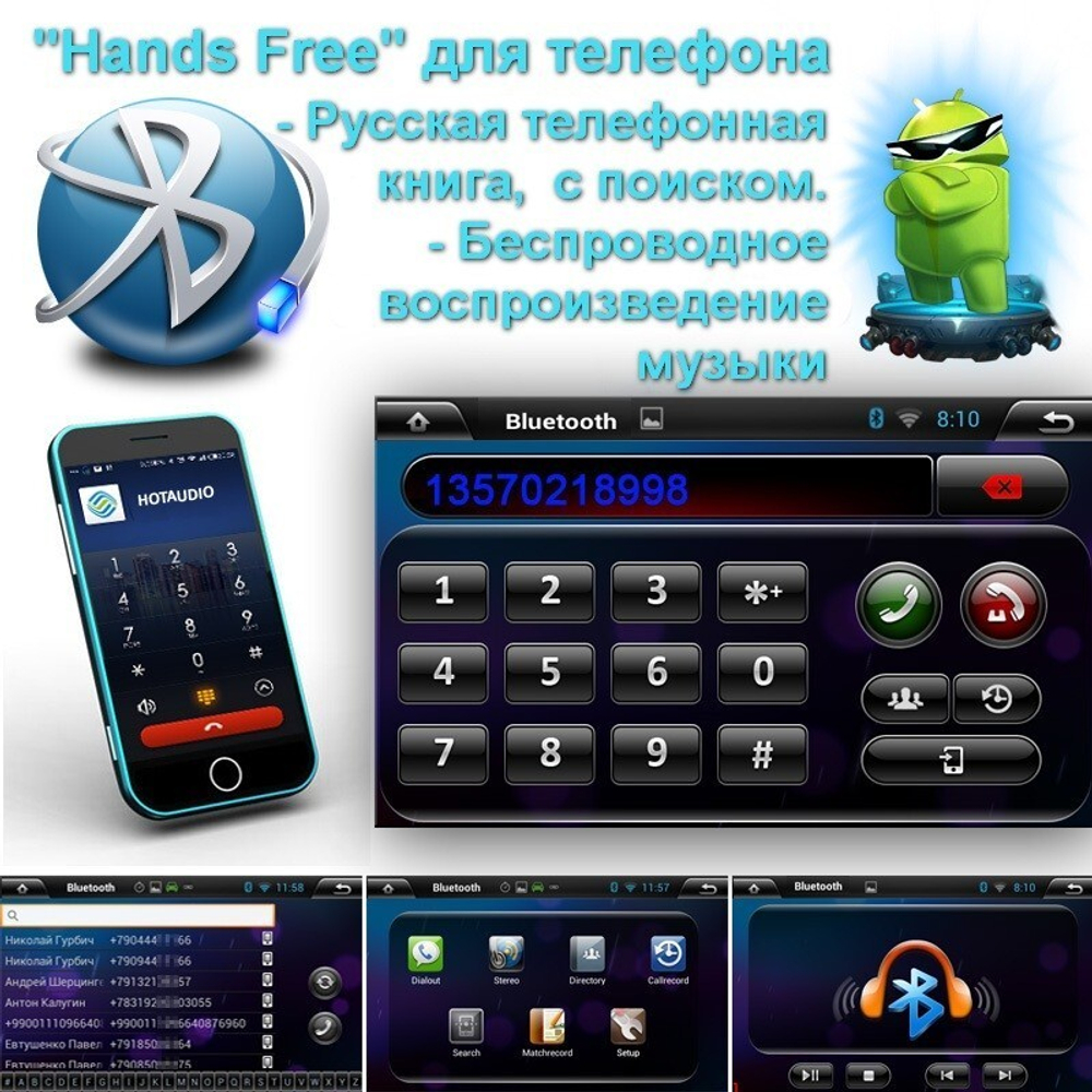 Магнитола для Mercedes-Benz  Viano/Vito W639,  Vito W447,  A класс  W169,  B класс W245,  Sprinter W906, VW Crafter - Parafar PF068XHD на Android 13, 8-ядер, 4Гб+64Гб, CarPlay, 4G SIM-слот