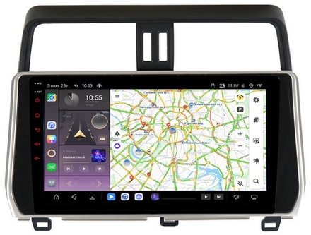 Магнитола для Toyota Land Cruiser Prado 150 2017-2023 - Kuberg QLed, Android 13, TS20, CarPlay, SIM-слот