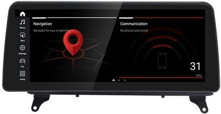 Магнитола для BMW 5 (F10) 2012-2016 NBT - Parafar PF5388a138/128 монитор 12.3" на Android 13, 8Гб+128Гб, CarPlay, 4G SIM-слот