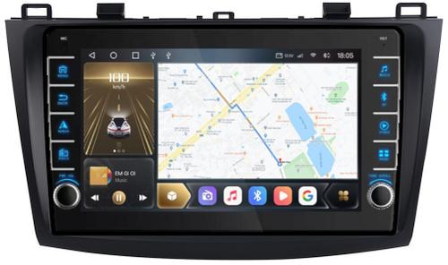 Магнитола для Mazda 3, Axela 2009-2013 - Kuberg OL-9507 (кнопки и крутилки), Android 12, TS10,  CarPlay, 4G SIM-слот
