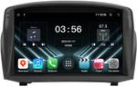 Магнитола для Ford Fiesta MK6 2008-2012 (красный БК, рамка тип 2) - FarCar S280 монитор 9.5" IPS на Android 13, CarPlay