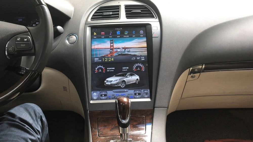 Магнитола для Lexus ES350 2006-2012 XV40 - Kuberg ZF-1118H-DSP ("Тесла-Стиль") на Android 9, 6-ТУРБО ядер, 4ГБ-64ГБ