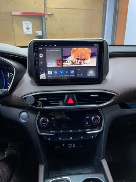 Магнитола для Hyundai Santa Fe 4 2018-2020 - FarCar DX1124M монитор 10.36" IPS на Android 13, 4+64Гб, CarPlay