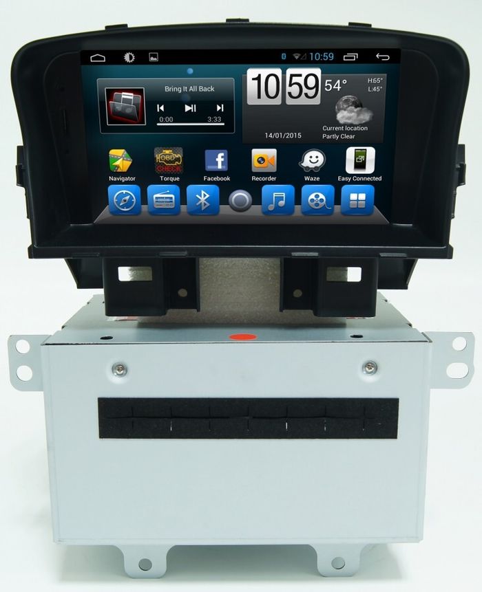 Магнитола для Chevrolet Cruze 2009-2012 - Kuberg KR-7016-S9 на Android 8, SIM-слот