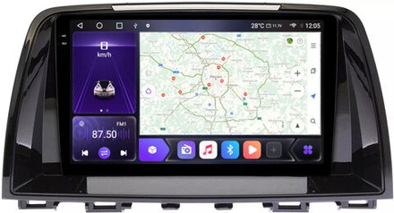 Магнитола для Mazda 6 2012-2014 - Kuberg OL-9580 QLed+2K, Android 12, TS10,  CarPlay, 4G SIM-слот