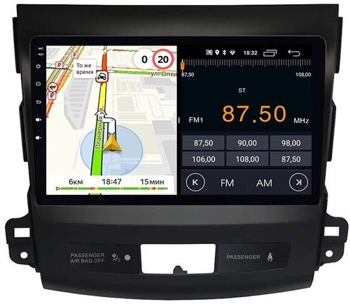 Магнитола для Mitsubishi Outlander XL, Peugeot 4007, Citroen C-Crosser - Parafar PF056LUX1FHD на Android 13, 8-ядер, 2Гб+32Гб, CarPlay, 4G SIM-слот