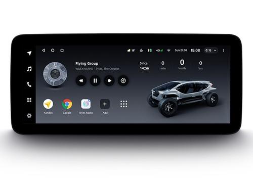 Магнитола для Mazda CX-5 2011-2017 (ШГУ монохром) - Teyes LUX ONE ROUND монитор 12.3", Android 10, Быстрая, CarPlay, 4G SIM-слот