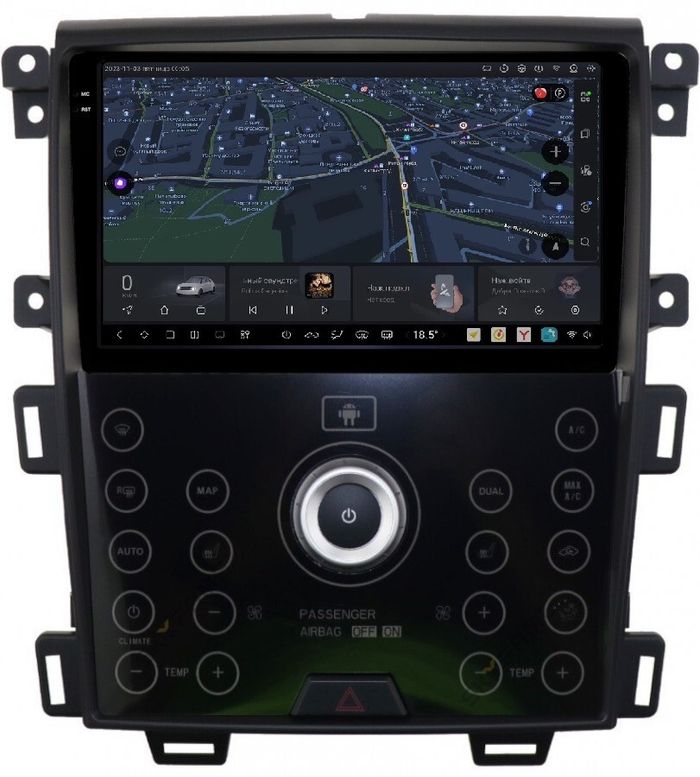 Магнитола для Ford Edge 2010-2015 - Kuberg SF-9065-C QLed+2K, Android 13, UIS7870 (DUDU7), CarPlay, SIM-слот
