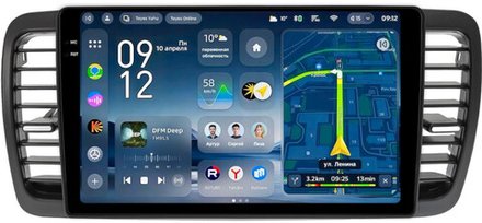 Магнитола для Subaru Legacy 4, Outback 3 2003-2009 (правый руль) - Teyes CC4-PRO монитор 9.5" 2K QLED на Android 13, Snapdragon 778G, ИИ, CarPlay, DSP, 4G SIM-слот