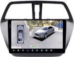Магнитола для Suzuki SX4 2 2013-2021 - FarCar BX337M-360 монитор 9.5" 2K QLED на Android 13, Быстрая, CarPlay, 4G SIM-слот, 4 камеры в комплекте