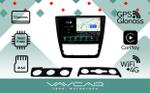 Магнитола для Skoda Yeti 2009-2018 (кондиционер) - Vaycar VA65-1225-2K на Android 13, Быстрая, 2K QLED, CarPlay, 4G SIM-слот
