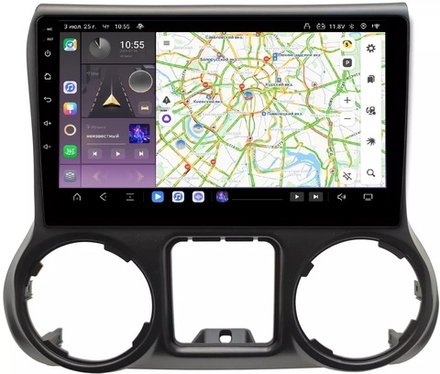 Магнитола для Jeep Wrangler 2014-2018 - Kuberg OL-1258-2 QLed, Android 13, TS20, CarPlay, SIM-слот