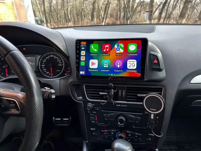 Магнитола для Audi Q5 8R 2008-2016 (рамка 9) - Teyes SPRO-PLUS-SPLIT на Android 10, ТОП процессор, 3/32Гб, 4G SIM-слот