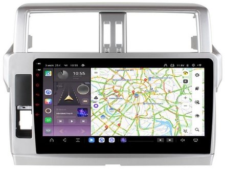 Магнитола для Toyota Land Cruiser Prado 150 2014-2017 - Kuberg OL-1614 QLed, Android 13, TS20, CarPlay, SIM-слот