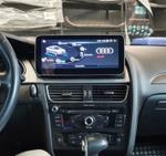 Магнитола для Audi A4 B8 2007-2015 с джойстиком MMI (рамка 10) - Teyes LUX ONE ROUND монитор 12.3" 2K QLED на Android 10, Быстрая, CarPlay, 4G SIM-слот