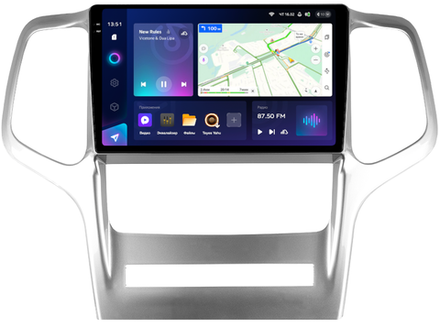 Магнитола для Jeep Grand Cherokee WK2 2010-2013 - Teyes CC3-2K QLed Android 10, ТОП процессор, SIM-слот, CarPlay