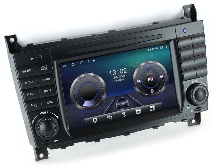 Магнитола для Mercedes-Benz C (W203) 2004-2007 - Kuberg MKD-7013-S10 Android 12, Быстрая, CarPlay, SIM-слот