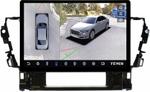 Магнитола для Toyota Alphard 30, Vellfire 2015-2023 (менее 10 динамиков, любой руль) - Teyes CC3-2K-360 монитор 13" 2K QLED на Android 10, Быстрая, CarPlay, 4G SIM-слот, 4 камеры в комплекте
