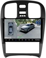 Магнитола для Hyundai Sonata 4 EF 2001-2013 - Teyes CC3-2K-360 на Android 10, Быстрая, 2K QLED, CarPlay, 4G SIM-слот, 4 камеры в комплекте
