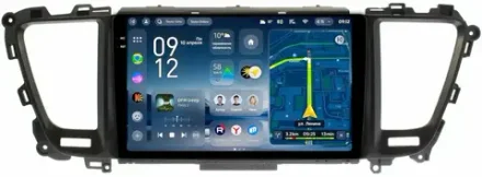 Магнитола для KIA Carnival 3 2014-2020 (большая рамка) - Teyes CC4-PRO монитор 9.5" 2K QLED на Android 13, Snapdragon 778G, ИИ, CarPlay, DSP, 4G SIM-слот