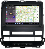 Магнитола для Toyota Land Cruiser Prado 120, Lexus GX470 (экран климата внизу) - Kuberg QLed, Android 13, TS20, CarPlay, SIM-слот