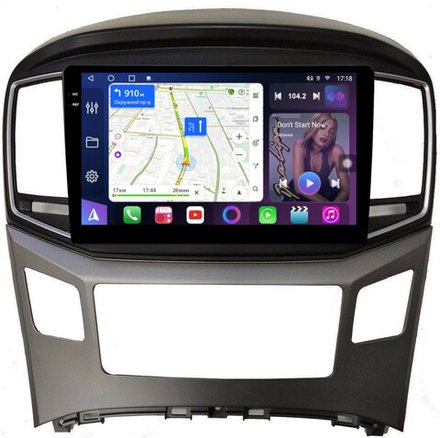 Магнитола для Hyundai H1, Grand Starex 2015-2022 - FarCar BM586M монитор 9.5" QLED на Android 14, TS10, 4+32Гб, CarPlay, 4G SIM-слот
