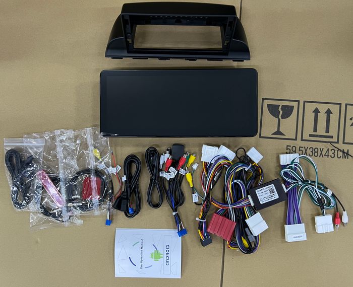 Магнитола для Mazda 3, Axela 2013-2019 - Kuberg HP-M1201 монитор 12.3", Android 12, ТОП процессор, 6Гб+128Гб, CarPlay, 4G SIM-слот