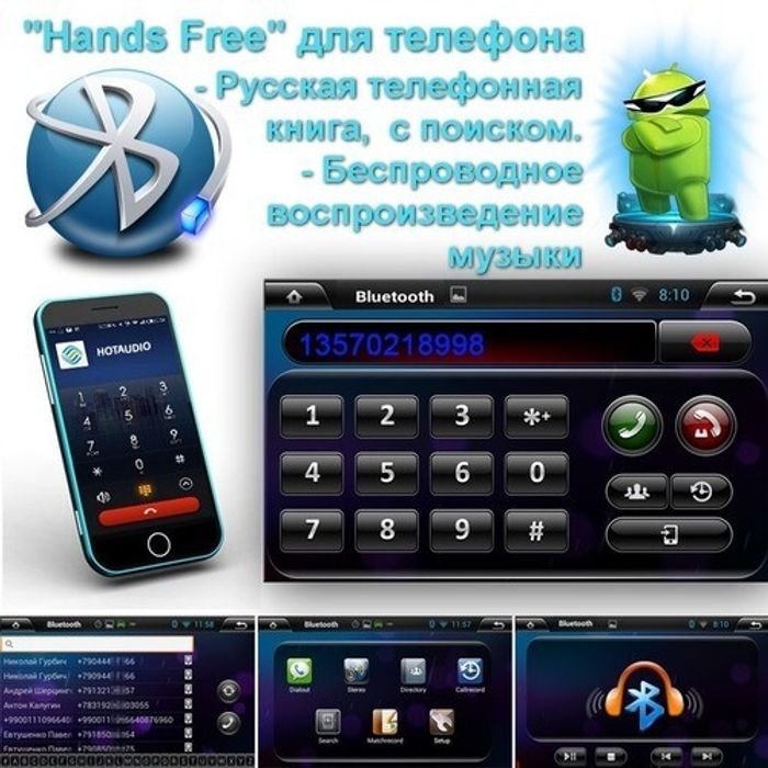 Магнитола для Toyota Corolla 2013-2016 - Airok RM-1103 Android 12, 8-ядер, 4/64Гб, SIM-слот
