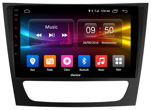 Магнитола для Mercedes-Benz E (W211) 2002-2010, CLS W219 - Kuberg OL-9149 IPS, Android 10, 8 ядер (TS18), 4G SIM-слот