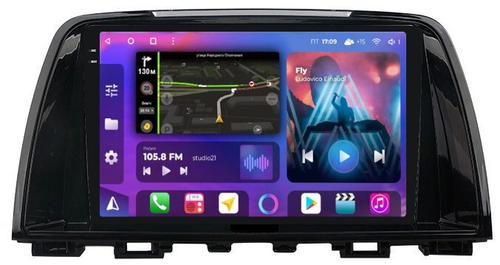 Магнитола для Mazda 6 GJ 2012-2014 - FarCar BM3012M-2K монитор 9.5" 2K QLED на Android 14, TS10, 4+32Гб, CarPlay, 4G SIM-слот
