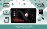 Магнитола для Mitsubishi L200 2015+ (рамка-накладка) - Vaycar VA47-7198 на Android 13, 4G SIM-слот