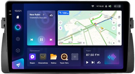 Магнитола для BMW 3 E46 1998-2006 - Teyes CC3-2K QLed Android 10, ТОП процессор, SIM-слот, CarPlay
