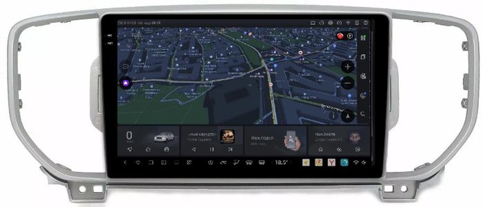 Магнитола для KIA Sportage 2016-2018 - Kuberg OL-9733 QLed+2K, Android 13, UIS7870 (DUDU7), CarPlay, SIM-слот