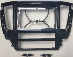 Магнитола для Mitsubishi Pajero Sport 3 2020-2024, Montero Sport (прямоугольный климат, рамка 9) - Kuberg EW-9638-2 (кнопки и крутилки), Android 12, TS10, CarPlay, 4G SIM-слот