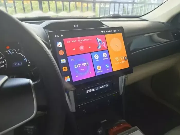 Магнитола в рамку LUX, 9" или 10" с экраном 13" QLED+2K - Kuberg на Android 12, TS10, 4G SIM-слот, CarPlay