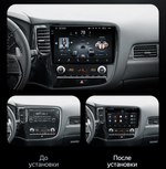 Магнитола для Mitsubishi Outlander 3 2020-2022 - Airoc 2K AU-2617 на Android 13, TS20, 12/512Гб, SIM-слот