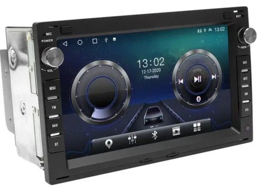 Магнитола для VW Passat B5 Golf 4 Polo 4 Bora A4 Jetta A4 Skoda Octavia A4 Fabia 1 - Kuberg MKD-7018B-S10 монитор 7" на Android 12, 4+64Гб, CarPlay, SIM-слот