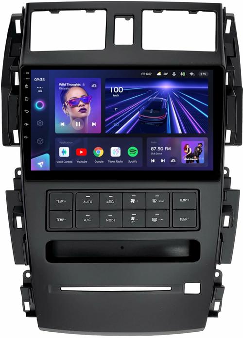 Магнитола для Nissan Teana J31 2003-2008 (большая рамка) - Teyes CC3 монитор 9" QLED на Android 10, ТОП процессор, 4Гб+32Гб, CarPlay, 4G SIM-слот