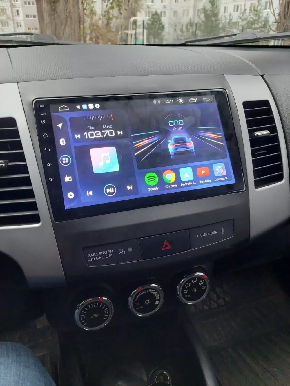Магнитола для Mitsubishi Outlander XL, Peugeot 4007, Citroen C-Crosser - Kuberg OL-9636 QLed, Android 12, TS10, CarPlay, 4G SIM-слот