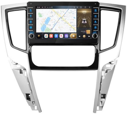 Магнитола для Mitsubishi L200 2019-2024 (правый руль, климат) - Kuberg SF-9308 Android 12, TS10,  CarPlay, 4G SIM-слот