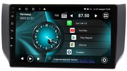 Магнитола для Nissan Sentra/Sylphy B17 2012-2023, Tiida 2015 - Vaycar VA51-1236 на Android 13, 8-ядер, 2Гб-32Гб, 4G SIM-слот