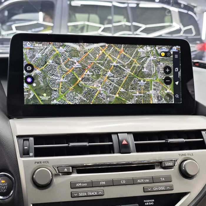 Магнитола для Lexus RX 2013-2014 (монохром) - RDL-LEX-RX-12.3-M-13-14 монитор 12.3" на Android 13, Быстрая, CarPlay, 4G SIM-слот