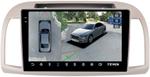 Магнитола для Nissan March K12 / Micra K12 / 2002-2010 - Teyes CC3-2K-360 монитор 9.5" 2K QLED на Android 10, Быстрая, CarPlay, 4G SIM-слот, 4 камеры в комплекте