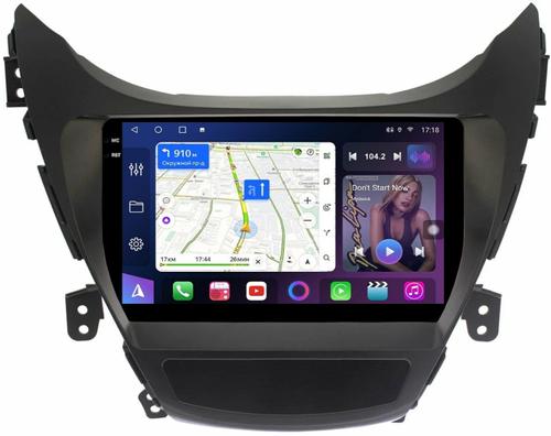 Магнитола для Hyundai Elantra 5 MD 2011-2013 - FarCar BM360M монитор 9.5" QLED на Android 14, TS10, 4+32Гб, CarPlay, 4G SIM-слот