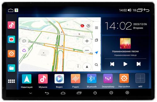 Магнитола для Toyota Harrier XU30 2003-2013, Lexus RX 2003-2009 (монохром сверху) - Parafar PF300 на Android 13, QLED 2K монитор 11" или 13", 8Гб+128Гб, CarPlay, 4G SIM-слот
