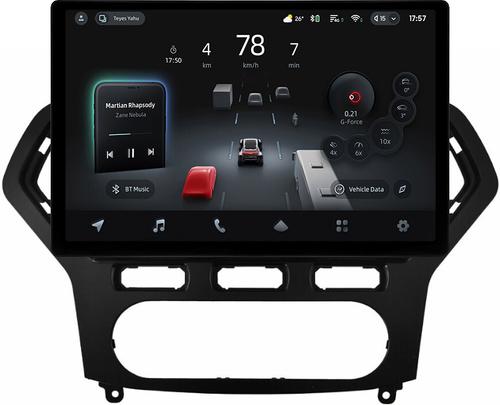 Магнитола для Ford Mondeo 4 2007-2010 (рамка чёрная) - Teyes CC4-PRO монитор 13" 2K QLED на Android 13, Snapdragon 778G, ИИ, CarPlay, DSP, 4G SIM-слот